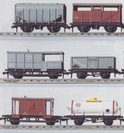 Super Detail Wagons (Bulk Grain Top Left)